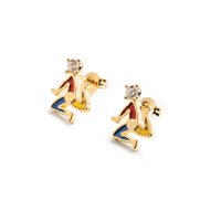 Earrings Isola Bella Woman in Bronze Zircone 60000006 - 60000006